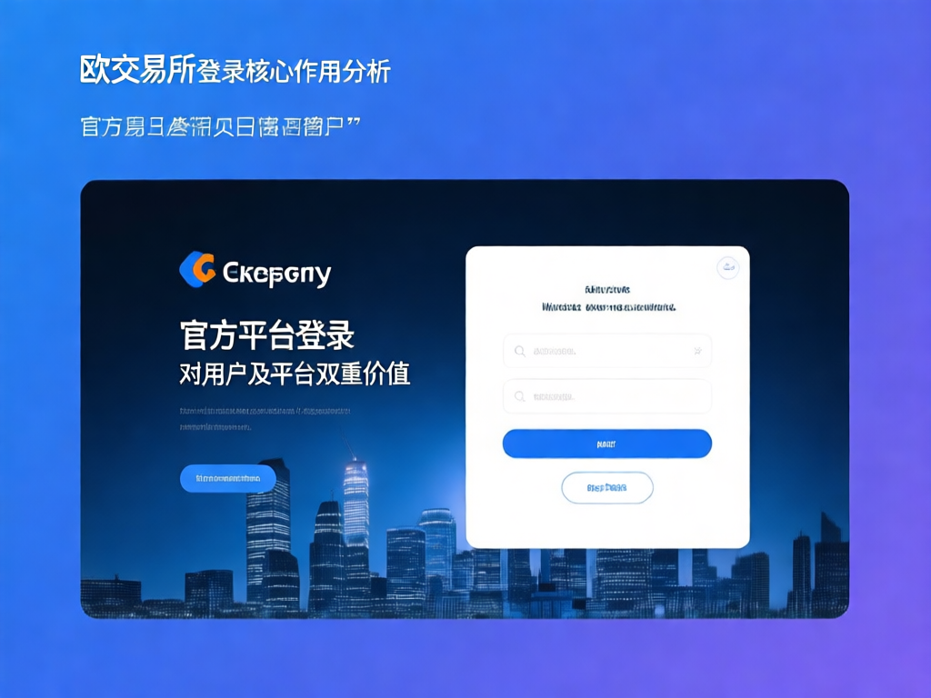 欧交易所登录界面展示